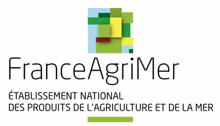 logo de l'agence FranceAgrimer, l'établissement national des produits de l'agriculture et de la mer.