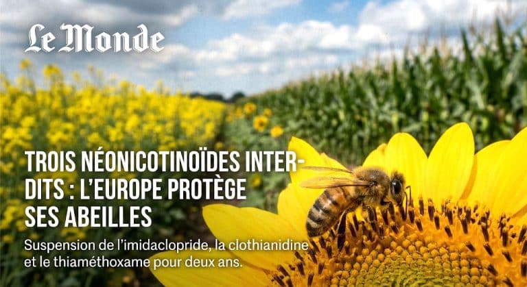 trois pesticides neonicotinoides interdits dans l'Union européenne